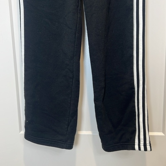 Adidas Black Track Pants with White Stripes size large. In excellent condition! - Picture 3 of 7